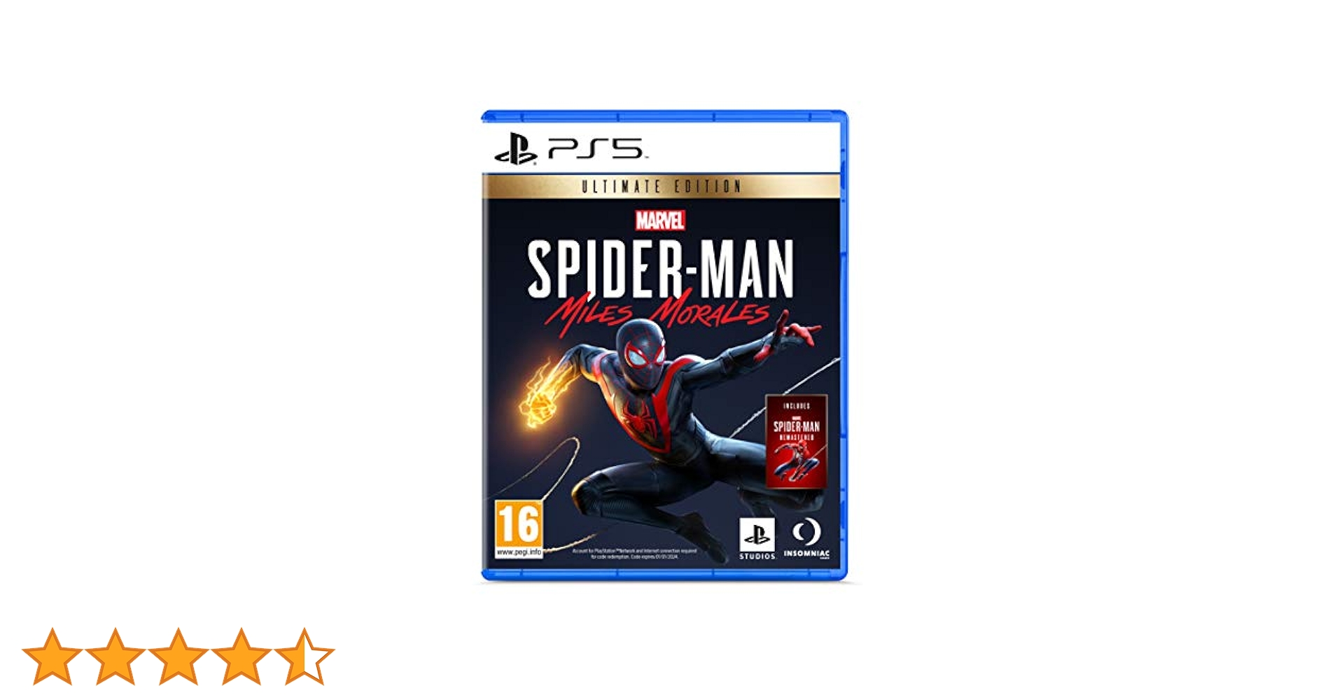 SONY - ■新品未開封ＰＳ５ スパイダーマン:マイルズモラレス:アルティメットエディション SONY - □新品未開封PS5 スパイダーマン:マイルズモラレス